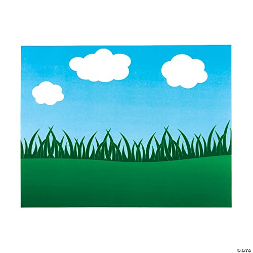 Fun Express Flower Garden Sticker Scene - 12 Backgrounds and 12 Sticker Sheets - Spring Classroom Activities - Image 2