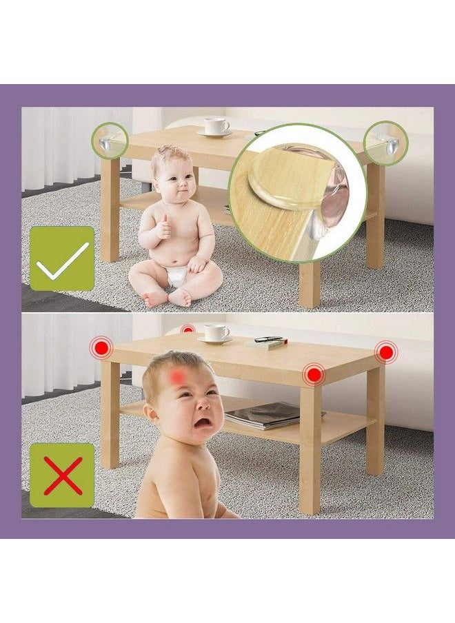 Safe-O-Kid Transparent Round Corner Caps (Pack Of 8)  - Image 4
