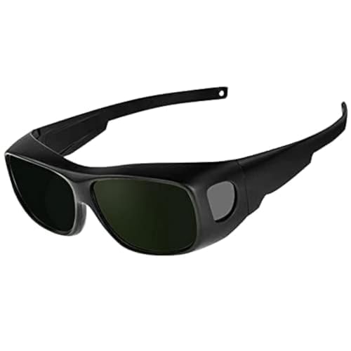 UpaClaire Welding Glasses Wrap-Around Safety Welding Lens,Welding Glasses Anti-Scratch Non-Slip UV Protection Laser Hair Removal Protective Glasses IPL200-2000nm Protection Safety Glasses No. 8 Color - Image 1