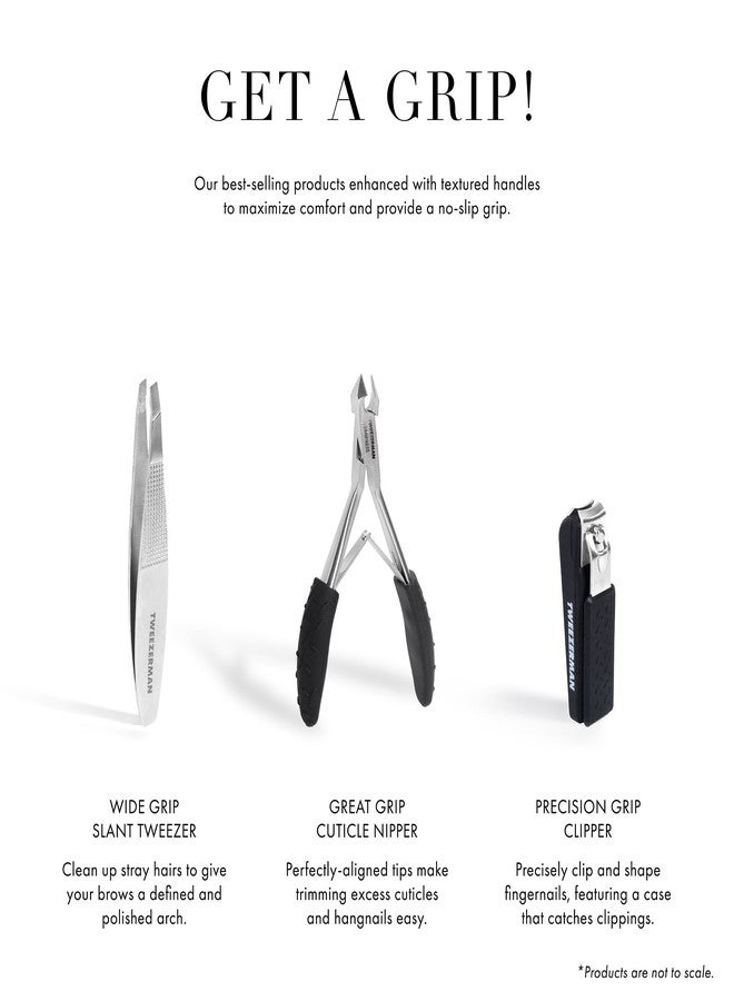 Tweezerman Wide Grip Slant Tweezer - Image 4