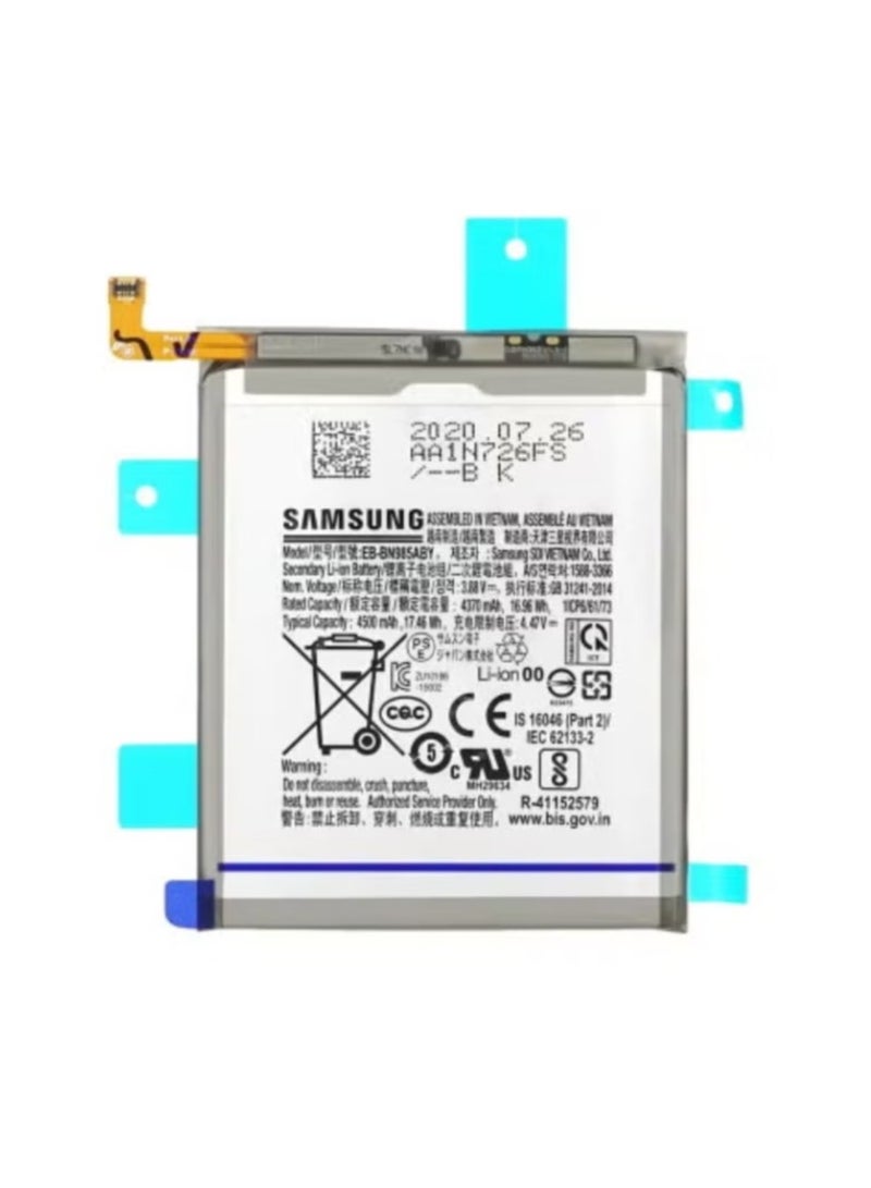 JAJEEK Original Replacement Battery for Samsung Galaxy Note20 Ultra N985F / Note20 Ultra 5G N986B – EB-BN985ABY 4500mAh Li-ion Internal Battery, GH82-23333A Model, High-Capacity Rechargeable Battery with Safe Power Management and Long Lifespan - Image 3