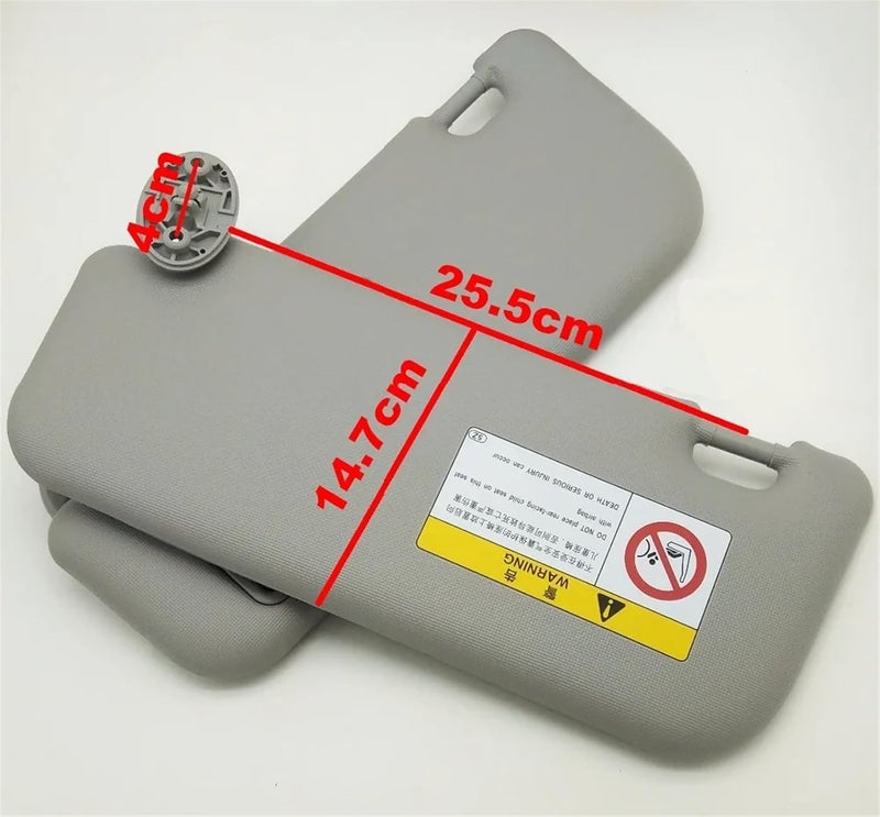 QASULER Car Sun Visor Makeup Mirror for Toyota Corolla Levin - Image 3