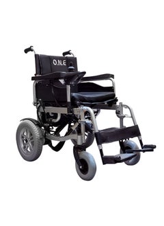 O.N.E O.N.E Heavy duty long travel wheelchair 46cm wide seat foldable adjustable with electronic remote 360º rotation for adult, elderly, disabled  - Image 1