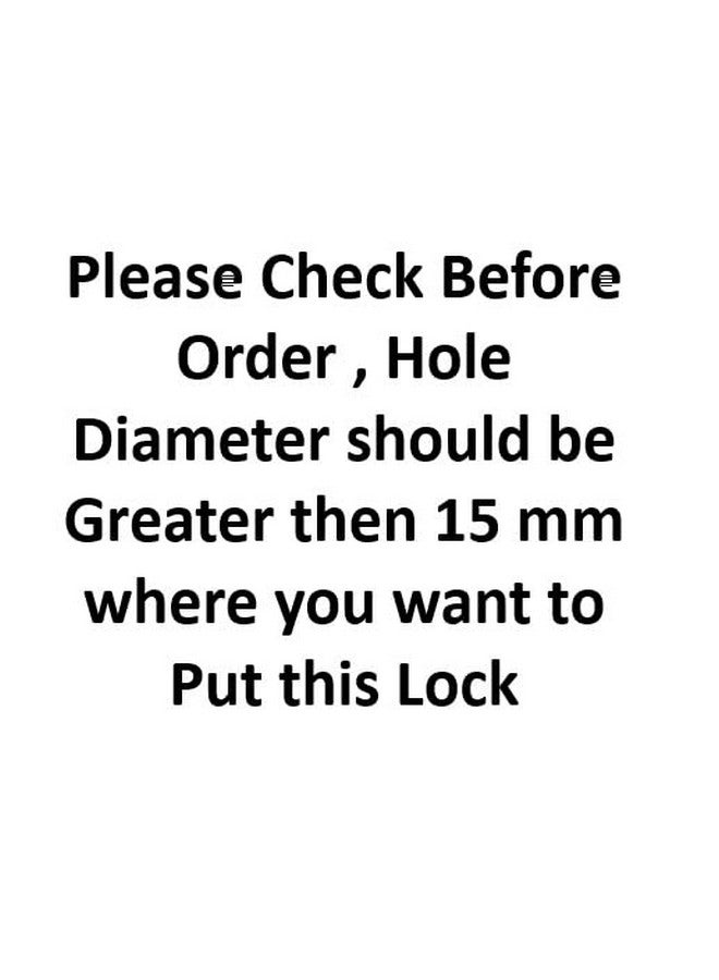 Hanumex® 90mm Padlock Lock Advance Ultra Keys Technology Safety Disc 14 Pin Micro Accuracy Stainless Steel Lock Shutter Lock Door Lock Original 4 Keys Included in This Lock's Pack of-1 - Image 4