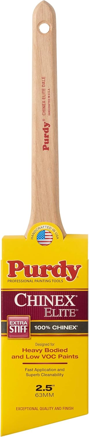 Purdy 212 Purdy 144580925 Chinex Elite Dale Paint Brush Angle Sash Rattail - Image 1