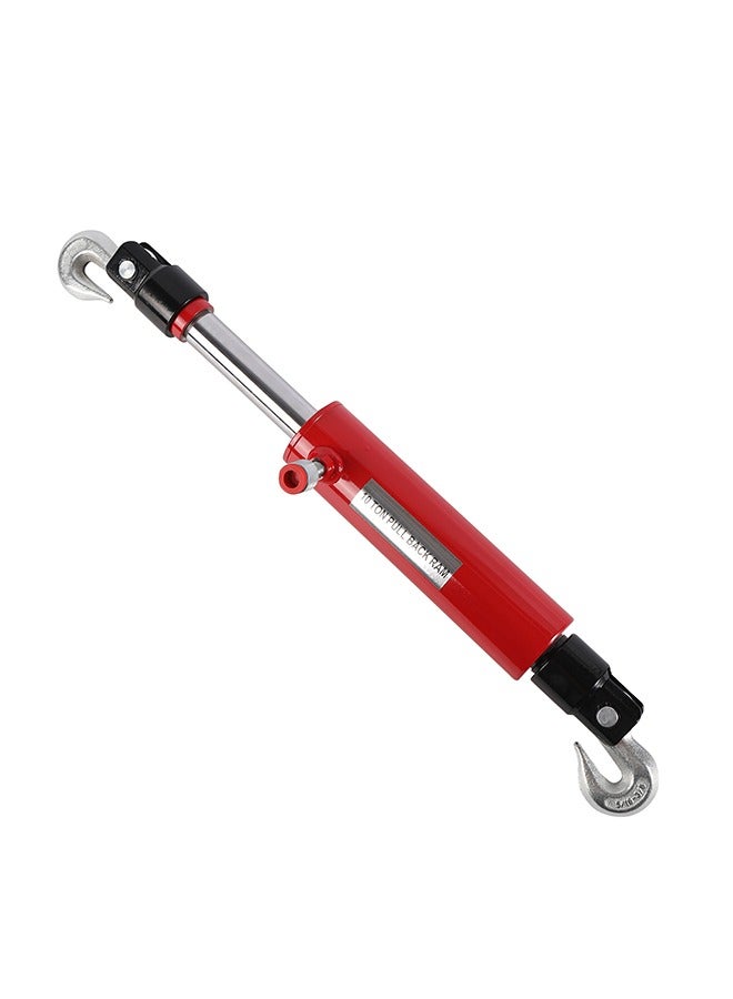 LAWAZIM Hydraulic Pull Back Ram - 10Ton, Red - Portable Hydraulic Puller Jack for Auto Body, Truck, Tractor, and Farm Equipment, Frame Straightening, Metal Bending, Heavy-Duty, Versatile for Multi-Use - Image 1