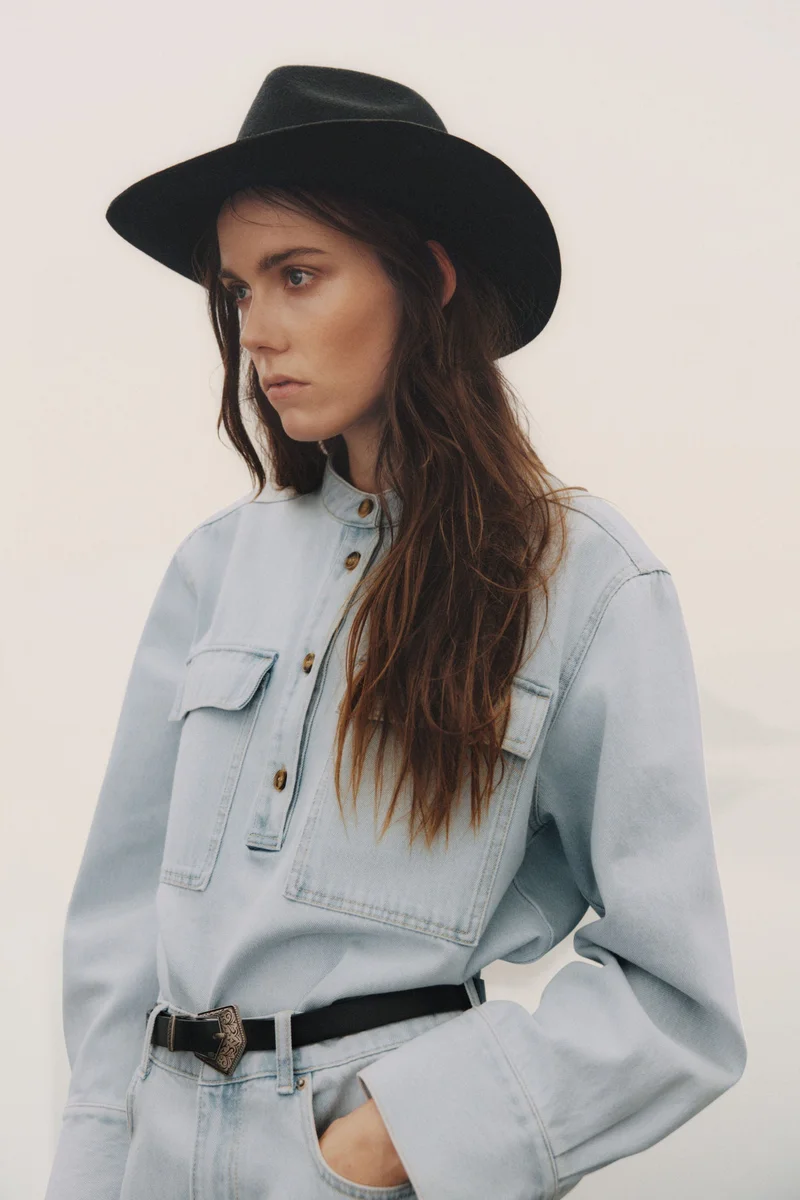 H&M Loose-fit denim shirt