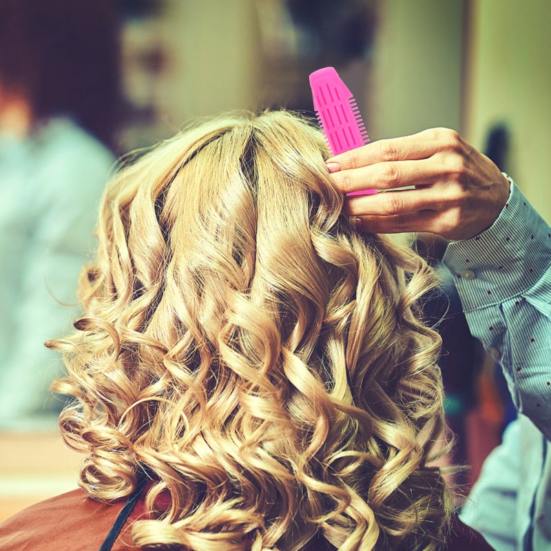 12 pcs Bangs Hair Curlers Roller Hair Styling Tools DIY Curly Hairstyle Clips - Image 4
