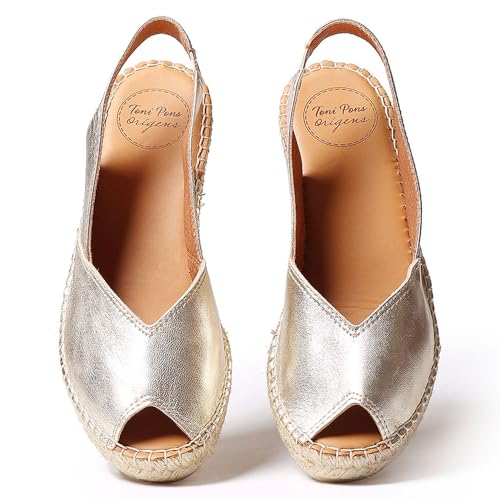 Toni Pons BERNIA-P - Women's wedge espadrilles in leather - Image 3