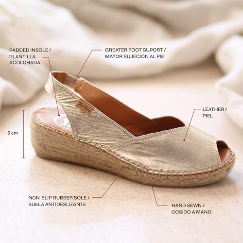 Toni Pons BERNIA-P - Women's wedge espadrilles in leather - Image 5