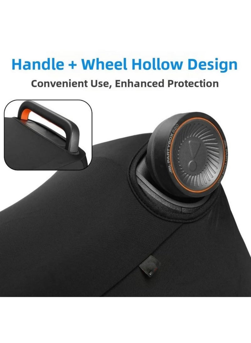 1pcs Nylon Fabric Speaker Dust Cover for JBL PartyBox 520 Washable Full Coverage Protective Skin Case Elastic Stretchy Dust Proof Cap Audio Protective Cover for PartyBox 520 Speaker - Image 5