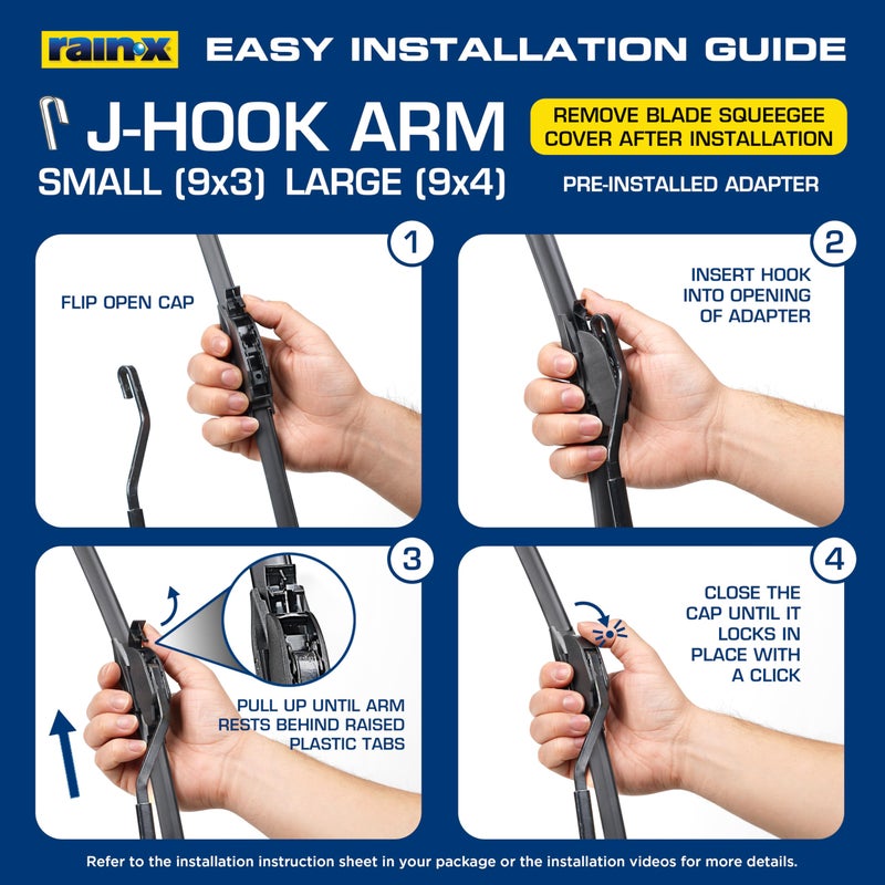 Rain-X مساحات زجاج أمامي Rain-X Acoustix 24" (عبوة من 1)، استبدال هادئ للسيارات، معالجة بالبلازما وطلاء مدعم بالجرافيت لأداء سلس ودوام طويل - Image 4
