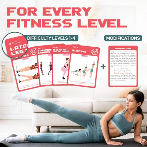 Zinsk 75 Booty & Thighs Exercise Cards - No Equipment Needed Glute Workouts to Shapen and Lift - Compact 3.5" x 2.5" Cards for Fun, Fast Home or Travel Leg and Butt Workouts for Women - Image 5
