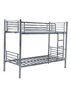 Heavy Duty Bunk Bed Metal Bunk Bed Guardrails,Sleek and Strong Metal Bunk Bed,Durable Twin Bunk Bed with Safety Rails,Space-Saving and Kid-Friendly Bunk Bed,Apartment Studio Room Size 90x190 cm