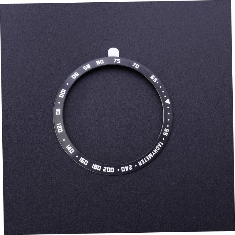 Classic Steel Protective Bezel Cover Ring For Frontier Watch Black White Lettering - Image 5