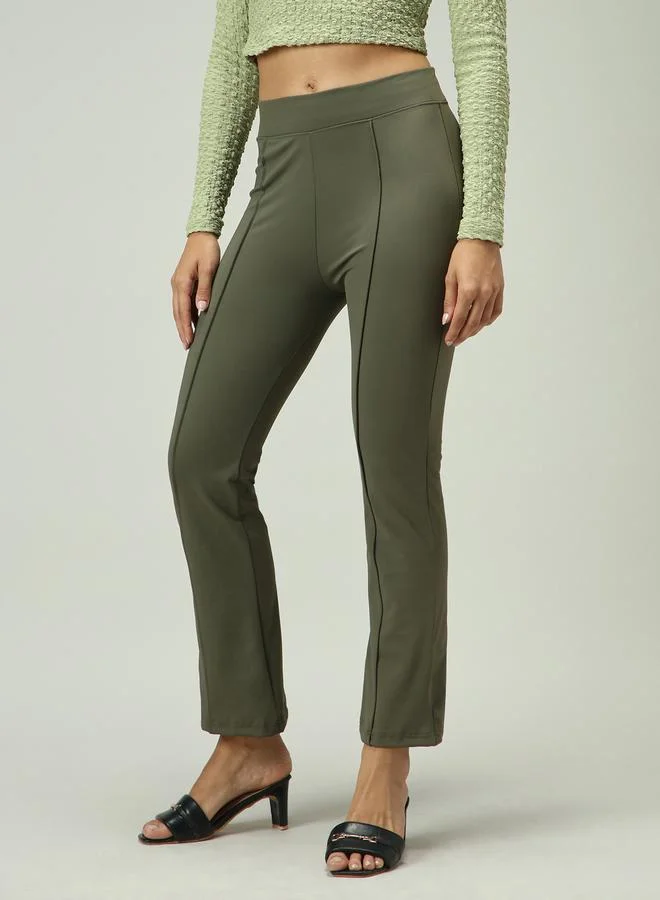 أوجيدر ليقنز واسع مُجسم بخصر عالي