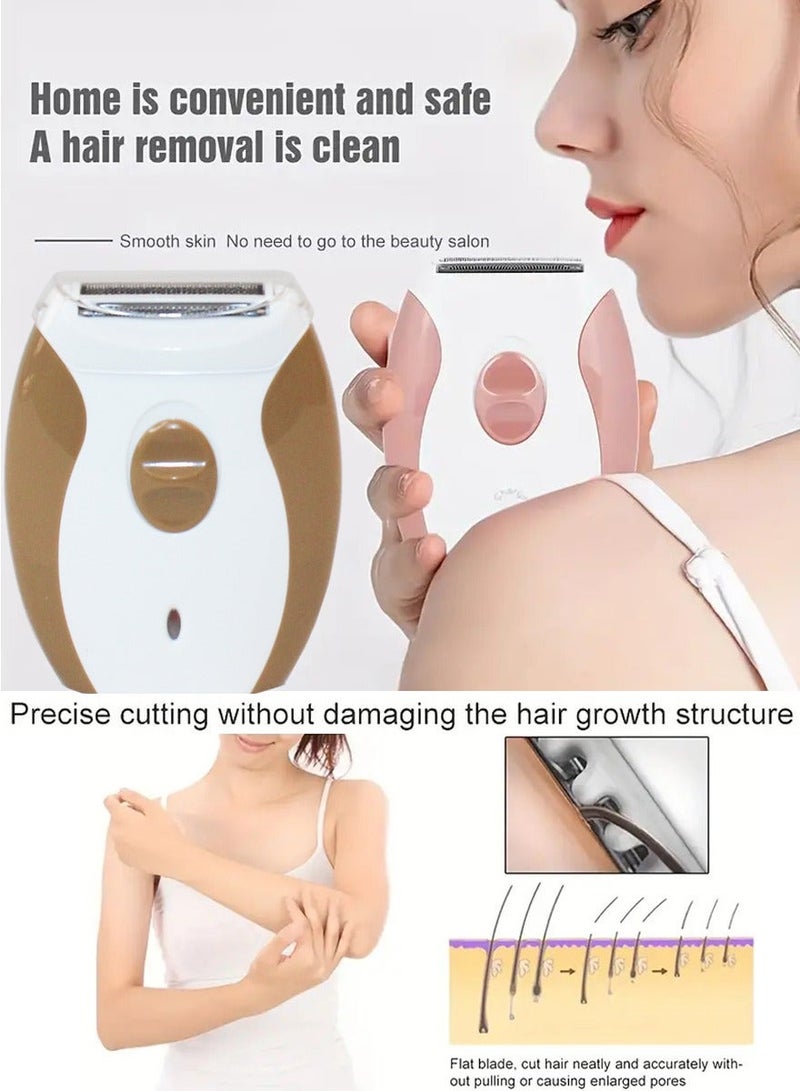 قطوب فائدة نموذج مناسبة لأنّ إزالة الشعر الجهاز تحت الإبط ، الساقين والذراعين ، وما إلى ذلك ، هو مناسبة لأنّ سريعة إزالة الشعر ، من السهل تقليم آلة الحلاقة ، آلة قص الشعر للنساء . - Image 3