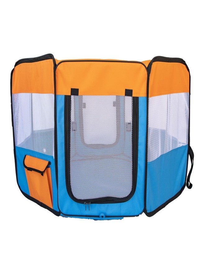 Your Cat Backpack Travel Cat Portable Cat Tent - Durable Foldable Pet Playpen for Indoor and Outdoor Cats, Small Dogs etc. - 16" x 29" Collapsible Tent with Zipper Top, Cover Door and Scratch-Resistant Mesh Paneling - Image 3