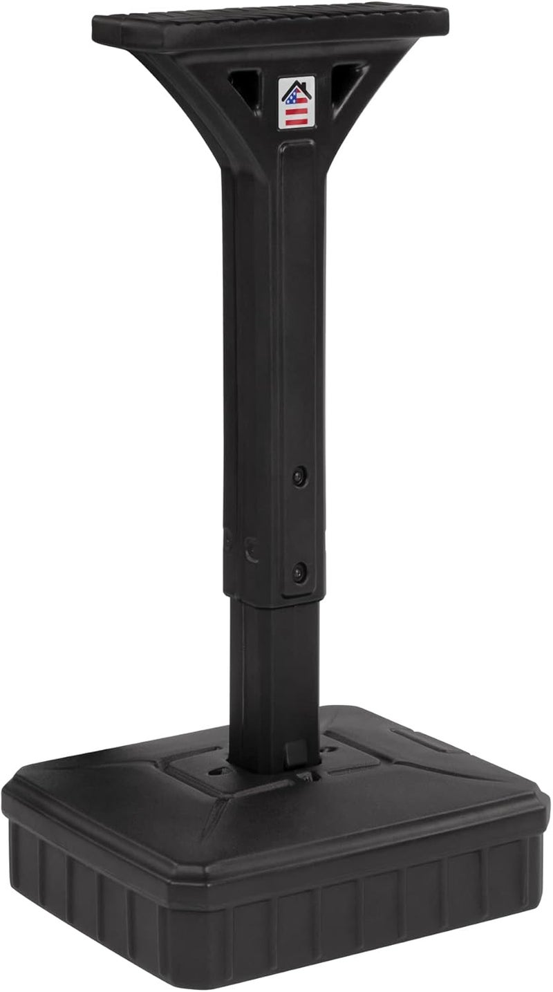 SIMPLAY3 American Home Dig-Free Universal Mailbox Post for Standard Mailboxes - No Digging Needed Mailbox Post - Black - Image 1