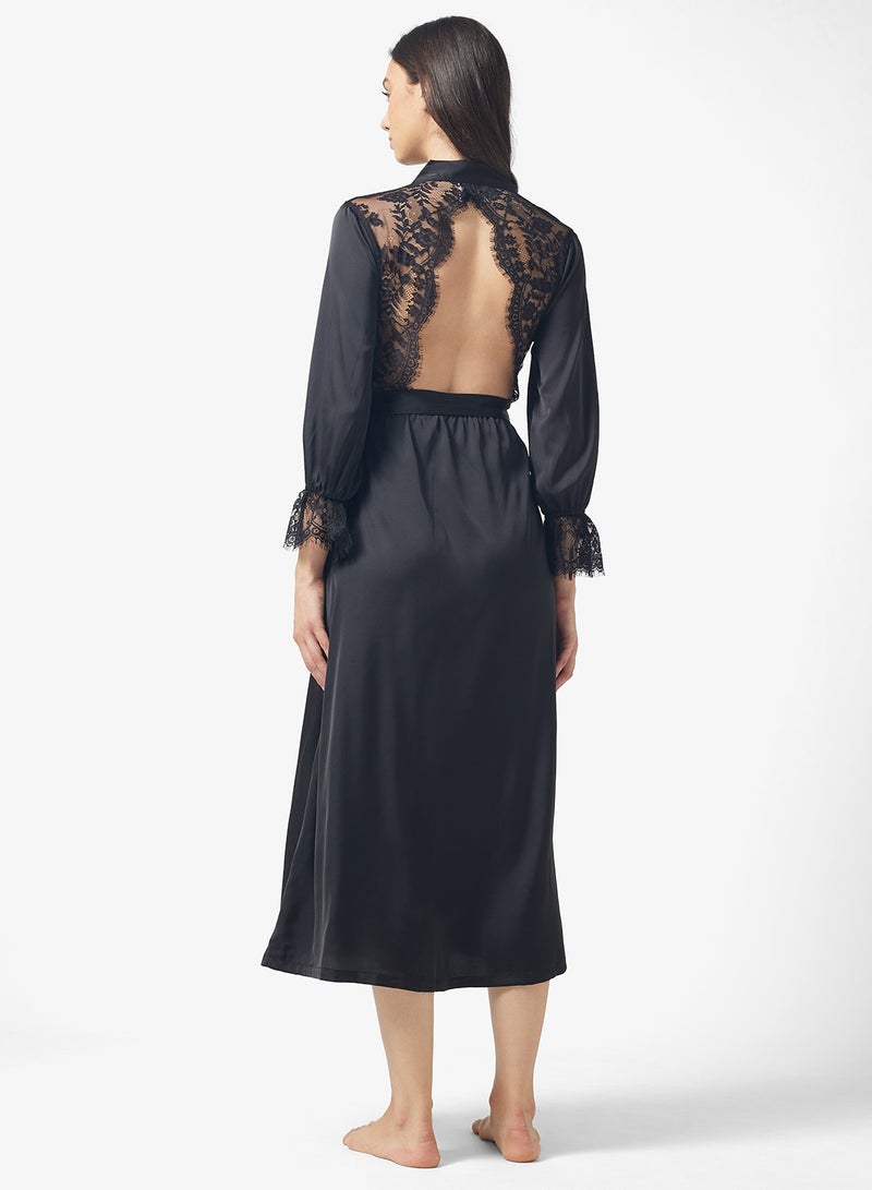 ايلا روب بأكمام دانتيل - Image 2