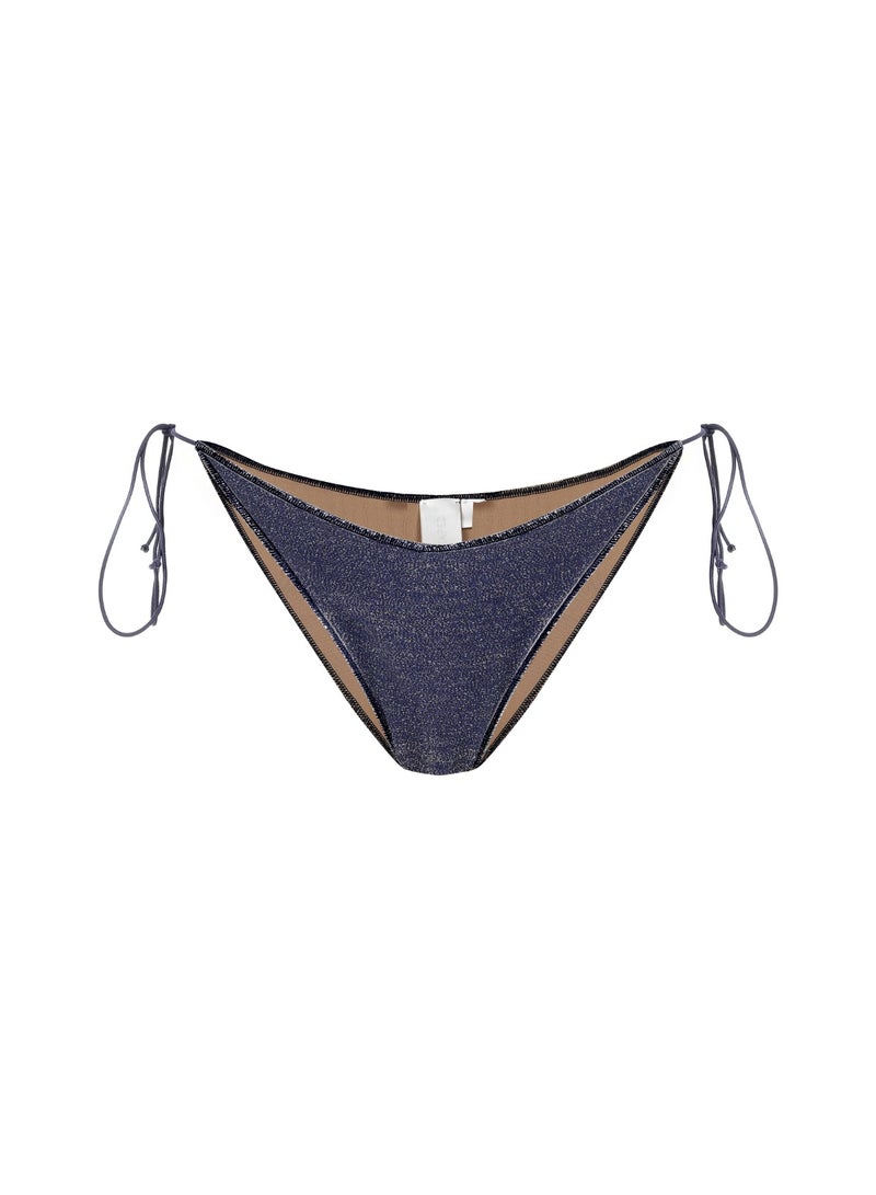 Tina Glitter Bikini Bottom Navy Blue  - Image 4