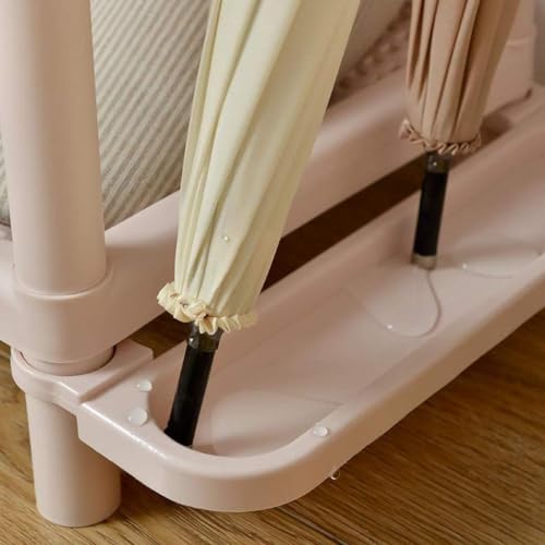 HOME CUBE 3 Layer Plastic Shoe Rack For Home Chappal Stand With Umbrella Holder Multi-Purpose Shelf Shoe Stand For Living Room Home & Office, Adjustable Plastic Shoe Rack Storage., 71X29X58 Cm - Image 4