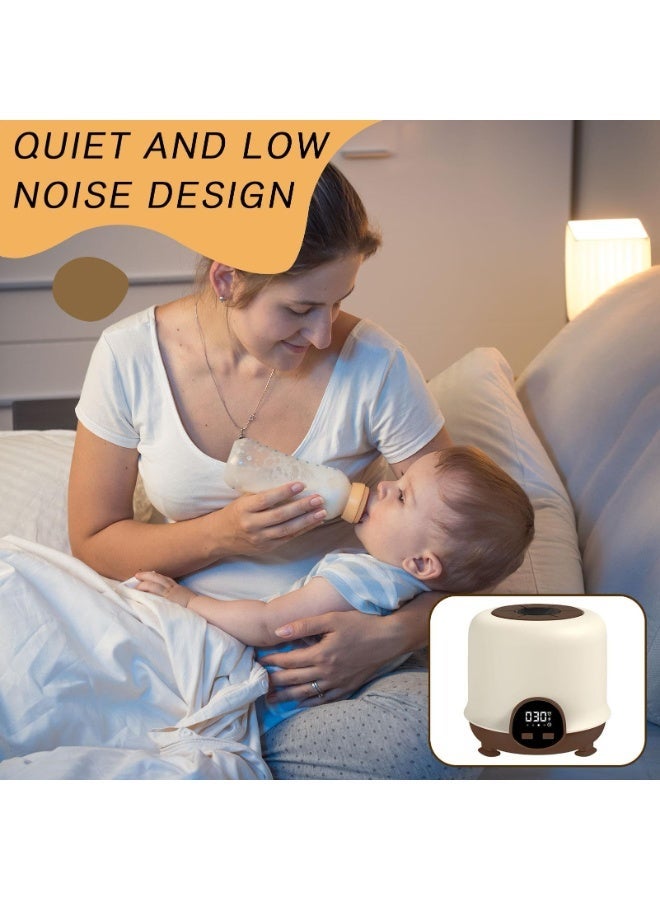 KYDTSYK Automatic Baby Bottle Shaker Electric Milk Mixer | 360° Bidirectional Stirring | Low Noise No Foam USB Rechargeable BPA-Free Multifunctional for Infant Formula Milk Powder Protein Coffee - Image 3
