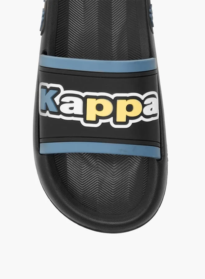 Kappa Boys' Logo Detail Slip-On Slides