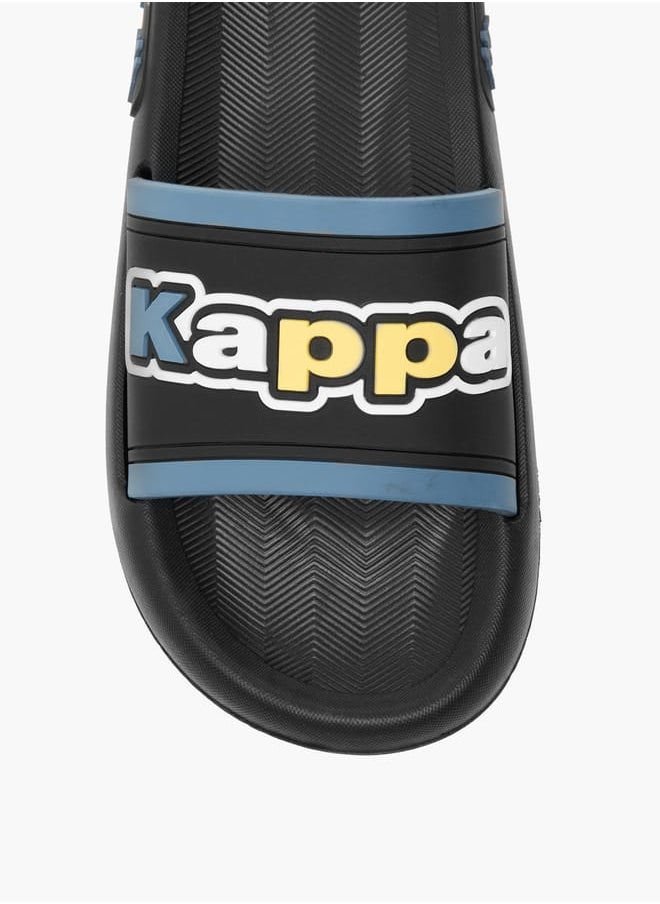 Kappa Boys' Logo Detail Slip-On Slides  - Image 3