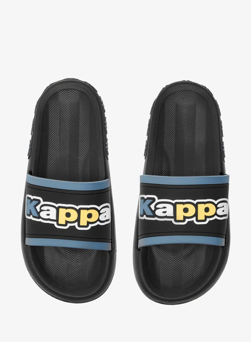 Kappa Boys' Logo Detail Slip-On Slides - Image 2