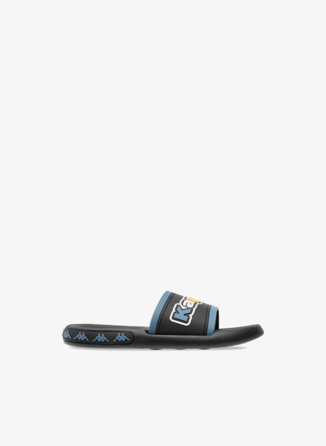 Kappa Boys' Logo Detail Slip-On Slides - Image 1