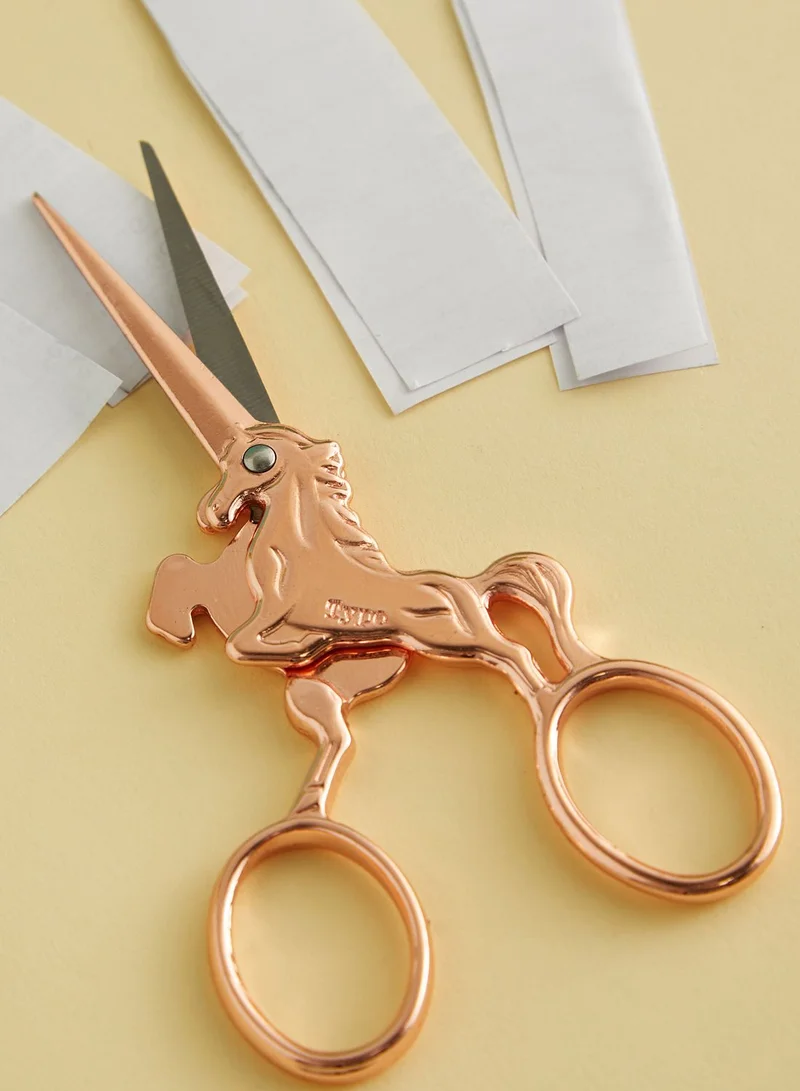 Typo Rose Gold Unicorn Scissors