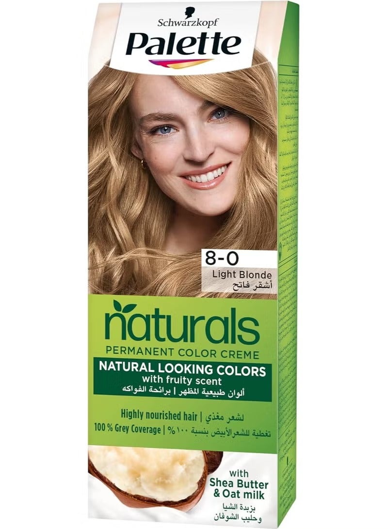 باليت ناتشورالز كريم اللون 8_0 اشقر قاتح 110 مل