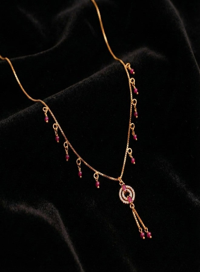 Cart Log سلسلة كارت لوج العرقية؛ سلسلة الساري؛ مجوهرات تقليدية للنساء؛ سلسلة للرقبة التقليدية؛ طقم مجوهرات للنساء - Image 4