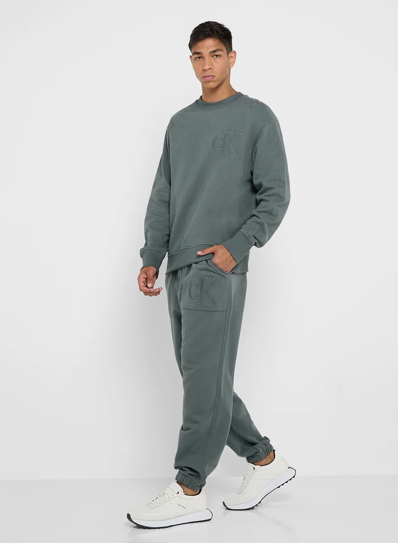 كالفن كلاين جينز Logo Crew Neck Sweatshirt