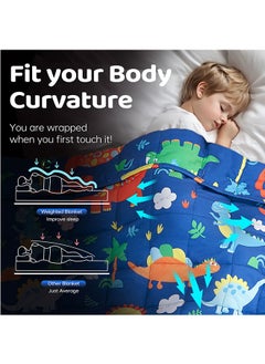 ERTYU Kids Weighted Blanket, for Boys Cooling Weighted Blanket for Sleeping Kids Grey Heavy Blanket Washable Soft Weighted Throw Blanket for All Season Perfect for 5+ Years 40-60lbs(91 * 122CM,2.27Kg)  - Image 2