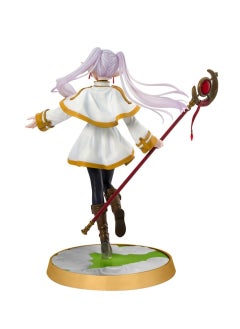 General Anime Frieren Figure 7.87 Inch Comic Figure Standing Figure with Staff Battle Scene Character PVC Desktop Decoration Statue,  - Image 3