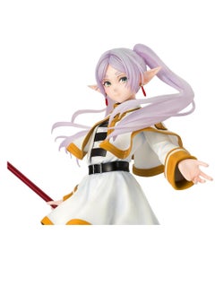 General Anime Frieren Figure 7.87 Inch Comic Figure Standing Figure with Staff Battle Scene Character PVC Desktop Decoration Statue,  - Image 5