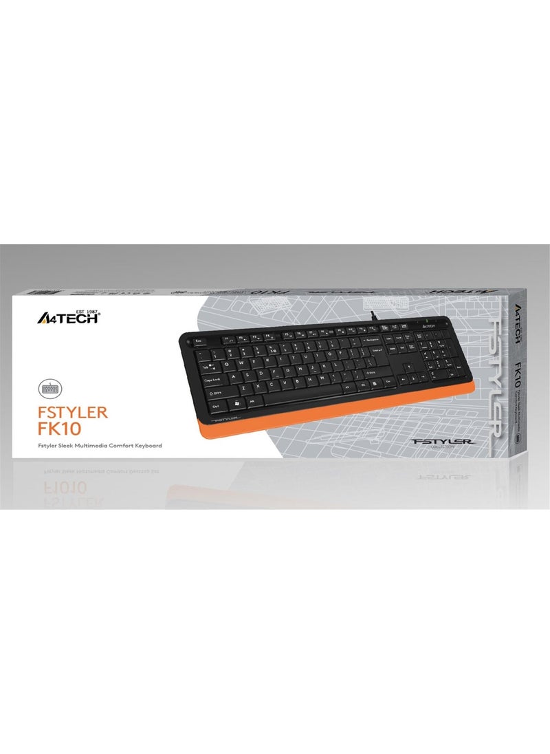 A4TECH A4 Tech FK10 Q USB Fsytyler Orange Tr Fn-Mmedya 