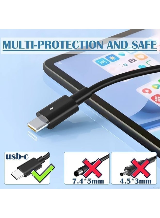 130W USB C Type C Charger for Dell, XPS, 15 17 2in1 9575 9500 9700 Precision 5530 2in1 5550 5560 5750 3560 3571 Latitude 7410 7310 7210 9410 9510 5520 5420 Power Supply Adapter Cord - Image 2