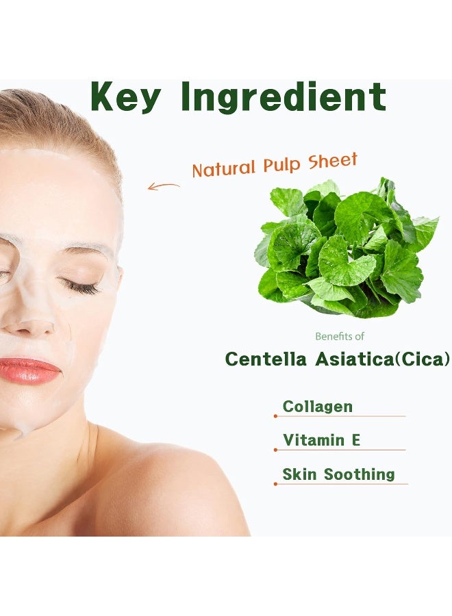 Purederm Cica Essence Mask - Highly Concentrated Cica Ingredients Make The Skin Soft And Healthy - Image 2
