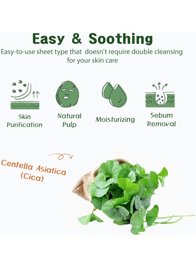 Purederm Cica Essence Mask - Highly Concentrated Cica Ingredients Make The Skin Soft And Healthy - Image 4