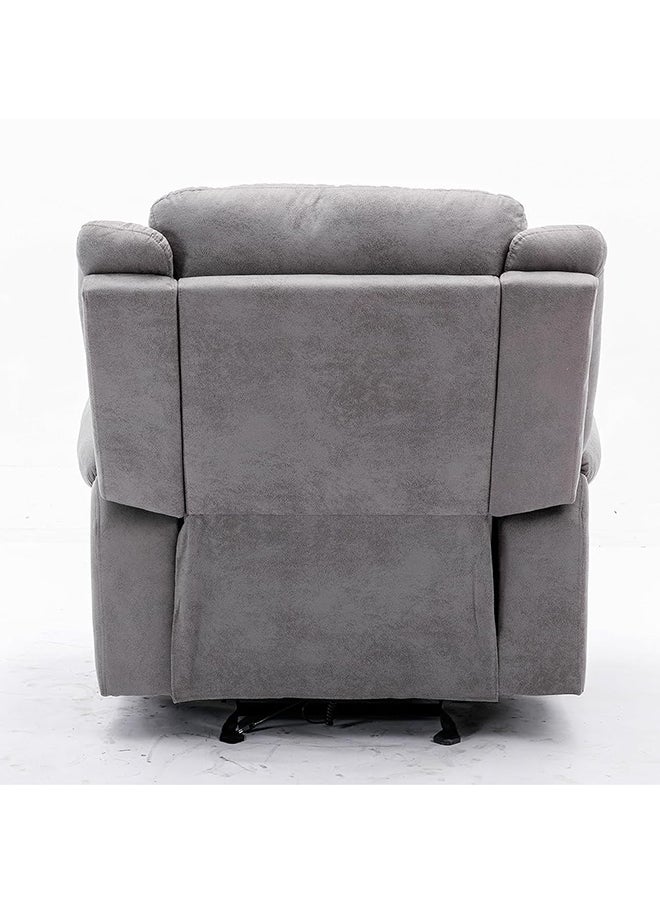 MAF furniture Recliner & Rocking Manual Sofa Relaxation Faux Leather Recliner Single Recliner Sofa Home Theater Soft Padded Maf-2318 (60D x 85W x 110HCM)  - Image 2