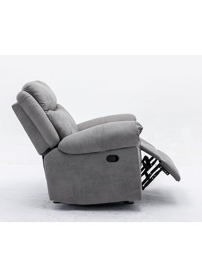 MAF furniture Recliner & Rocking Manual Sofa Relaxation Faux Leather Recliner Single Recliner Sofa Home Theater Soft Padded Maf-2318 (60D x 85W x 110HCM)  - Image 3
