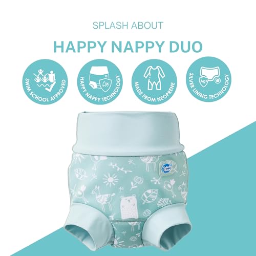 Splash About Happy Nappy Duo, Sunny Bear, 0-3 Months - Image 2