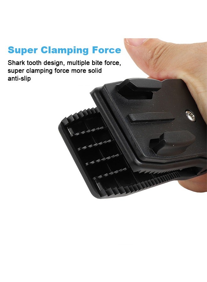 Backpack Camera Clip, 360° Rotation Backpack Strap Mount Quick Clip Mount with Expand Frame Compatible with DJI Osmo Pocket, Osmo Pocet 2  - Image 4