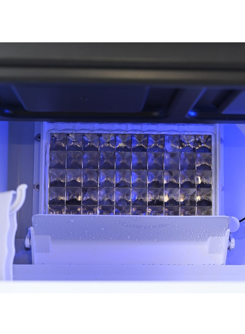 Cool Baby Integrated Ice Maker Machine, 40KGS/24H Stainless Steel Under Counter ice Machine with 12KGS Ice Storage Capacity, Freestanding Ice Maker-Bottled Water or Tap Water. - Image 4