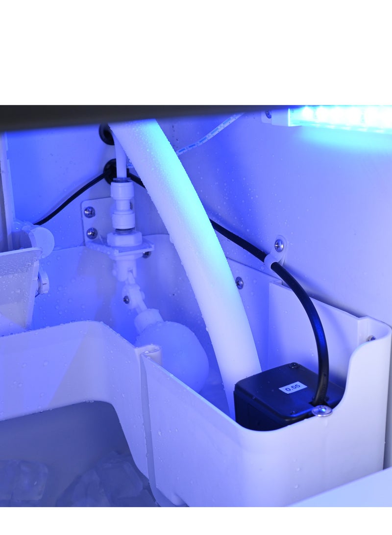 Cool Baby Integrated Ice Maker Machine, 40KGS/24H Stainless Steel Under Counter ice Machine with 12KGS Ice Storage Capacity, Freestanding Ice Maker-Bottled Water or Tap Water. - Image 5