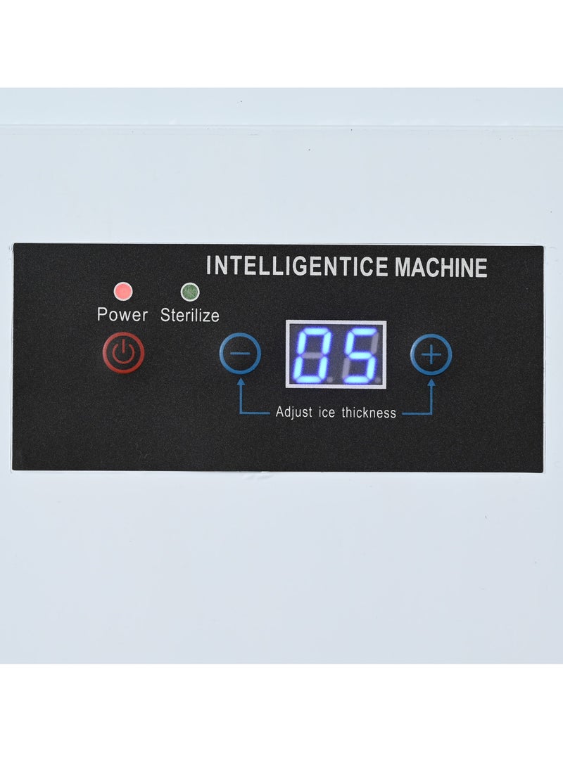 Cool Baby Integrated Ice Maker Machine, 40KGS/24H Stainless Steel Under Counter ice Machine with 12KGS Ice Storage Capacity, Freestanding Ice Maker-Bottled Water or Tap Water. - Image 3