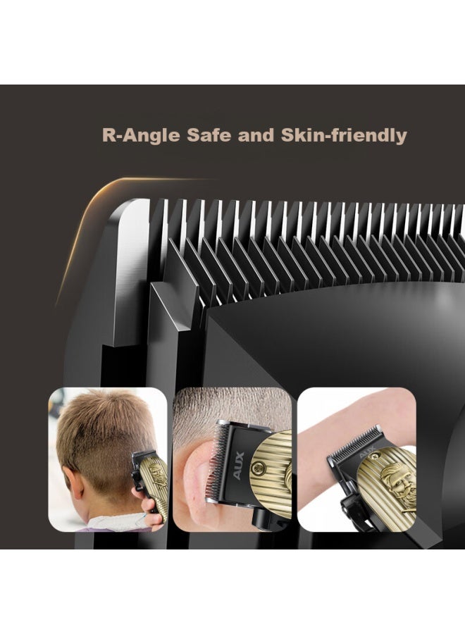 Aux Electric Hair Clipper For Men, High-power Self-service Hair Trimmer, Home Use For Adults, Children And Babies, Hair Cutting Tool, Self-haircut Device, Electric Trimmer, Electric Shaver - Image 4